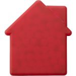 House shaped mint card., red (6671-08)