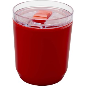 Hudson 180 ml recycled plastic double-wall tumbler, Red (Glasses)