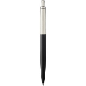 Jotter Bond Street ballpoint pen, solid black,Silver (Metallic pen)