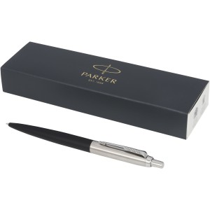 Jotter XL matte with chrome trim ballpoint pen, solid black (Metallic pen)