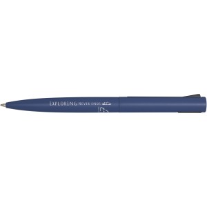 Juana recycled aluminium ballpoint pen, Ocean blue (Metallic pen)