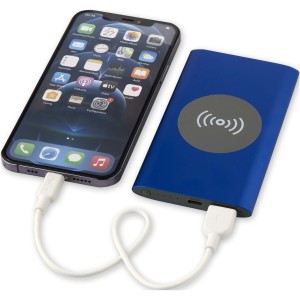 Juice 4000 mAh Type-C recycled aluminium wireless power bank (Powerbanks)