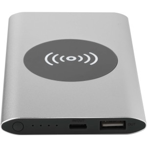 Juice 4000 mAh Type-C recycled aluminium wireless power bank (Powerbanks)