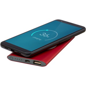 Juice 4000mAh wireless powerbank, Red (Powerbanks)