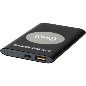 Juice 4000mAh wireless powerbank, Solid black (Powerbanks)