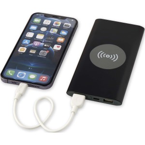 Juice 8000 mAh Type-C recycled aluminium wireless power bank (Powerbanks)