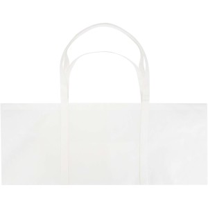 Jumbo GRS recycled non-woven extra large tote bag 65L, White (Shopping bags)