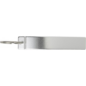 Aluminium 2-in-1 key holder Amani, silver (Keychains)