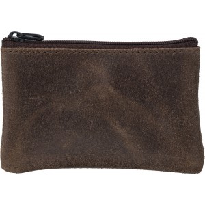 Leather key wallet Phillipa, brown (Keychains)