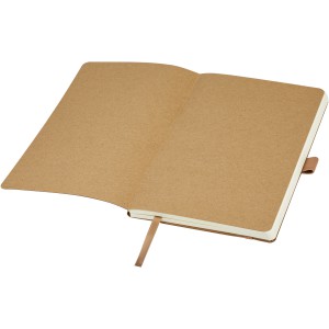 Kilau recycled leather notebook, Natural (Notebooks)