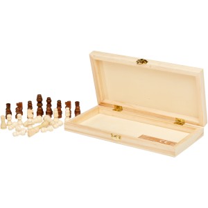 King wooden chess set, Natural (Games)