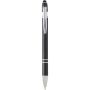 Kish ballpoint pen with silver finish (blue ink), Solid blac