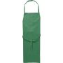 Cotton (180 gr/m2) apron Misty, green