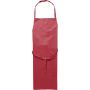 Polyester (200 gr/m2) apron Mindy, red