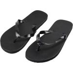 La Concha beach slippers (L), solid black (10070101)
