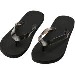 La Concha beach slippers (M), solid black (10070001)