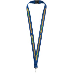 Lago lanyard with break-away closure, Navy (Lanyard, armband, badge holder)