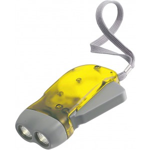 ABS dynamo torch Tristan, yellow (Lamps)