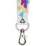 Lanyard with drop carabiner, 20 mm (raw material) (RAM1103RPET)