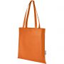 Zeus GRS recycled non-woven convention tote bag 6L, Orange