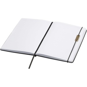 Legato A5 notebook and rollerball pen set, Solid black (Pen sets)