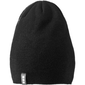 Level beanie, solid black (Hats)