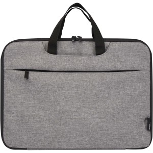 Libra 2-in-1 GRS recycled laptop case 3L, Heather grey (Laptop & Conference bags)