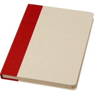 Liliana A5 sugar cane plastic hard cover notebook, Brick (Notebooks)