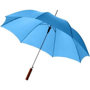 Lisa 23" auto open umbrella with wooden handle, Blue