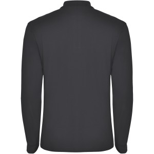 Estrella long sleeve men's polo, Dark Lead (Long-sleeved shirt)