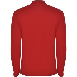 Estrella long sleeve men's polo, Red (Long-sleeved shirt)