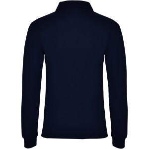 Estrella long sleeve women's polo, Navy Blue (Long-sleeved shirt)