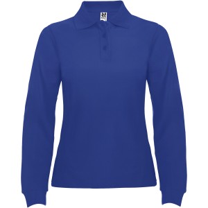 Estrella long sleeve women's polo, Royal (Long-sleeved shirt)