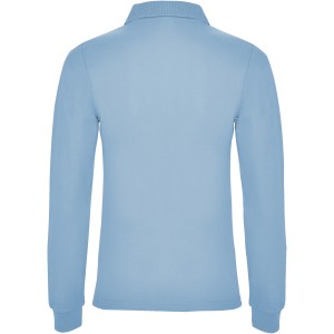 Estrella long sleeve women's polo, Sky blue (Long-sleeved shirt)