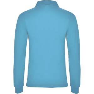 Estrella long sleeve women's polo, Turquois (Long-sleeved shirt)