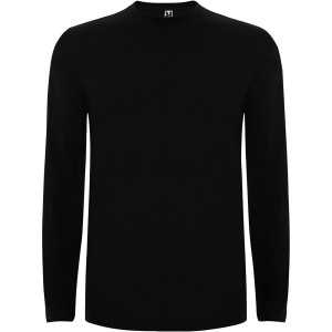 Extreme long sleeve men's t-shirt, Solid black (Long-sleeved shirt)