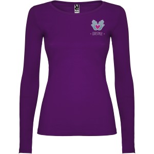 Extreme long sleeve women's t-shirt, Purple (Long-sleeved shirt)