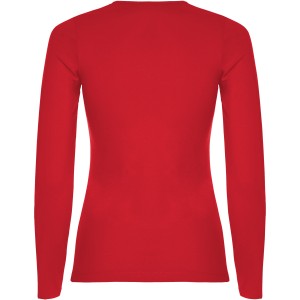 Extreme long sleeve women's t-shirt, Red (Long-sleeved shirt)
