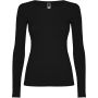 Extreme long sleeve women's t-shirt, Solid black