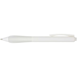 Lorena RABS ballpoint pen, Transparent white (Plastic pen)