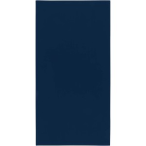 Lucas RPET sport towel 50x100 cm, Navy (Towels)