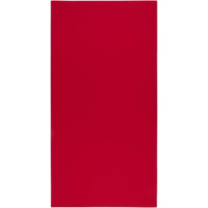 Lucas RPET sport towel 50x100 cm, Red (Towels)