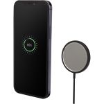 Magclick 15W aluminium wireless charger, Solid black (12425490)