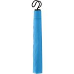 Manual foldable polyester (190T) umbrella, light blue (4092-18)
