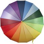 Manual polyester umbrella, custom/multicolor (4058-09CD)