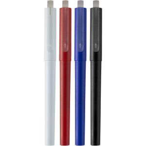 Mauna recycled PET gel ballpoint pen, Red (Plastic pen)