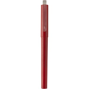 Mauna recycled PET gel ballpoint pen, Red (Plastic pen)