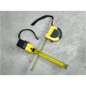 Rule 5-metre RCS recycled plastic measuring tape, Yellow (Measure instruments)
