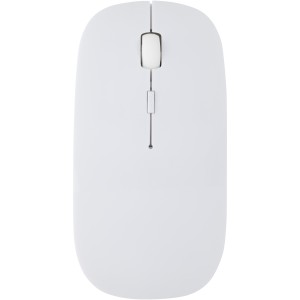 Menlo RCS recycled plastic wireless mouse, White (USB accessories)