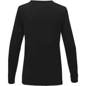 Merrit women's crewneck pullover, Solid black (Pullovers)